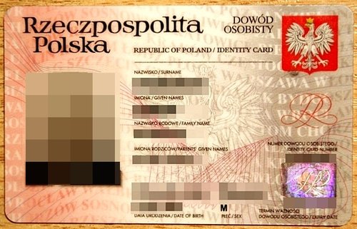 Elbląg, Fałszywy dowód osobisty i prawdziwy list gończy Elbląg, Fałszywy dowód osobisty i prawdziwy list gończy