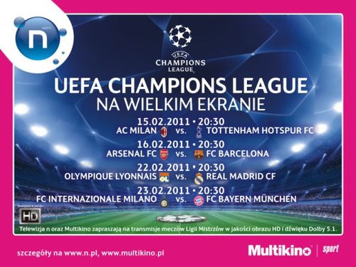 Elbląg, Liga Mistrzów na wielkim ekranie