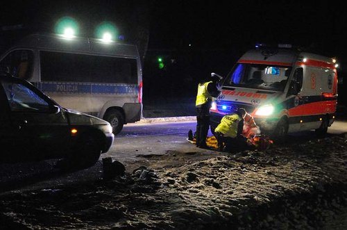 Elbląg, Potrącenie dwóch pieszych na pasach