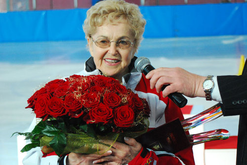 Elbląg, Helena Pilejczyk patronką lodowiska Elbląg, Helena Pilejczyk patronką lodowiska
