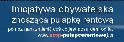 Elbląg, Stop pułapce rentowej! Elbląg, Stop pułapce rentowej!