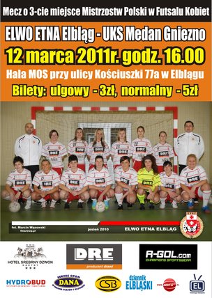 Elbląg, Walka o brązowy medal (futsal kobiet) Elbląg, Walka o brązowy medal (futsal kobiet)