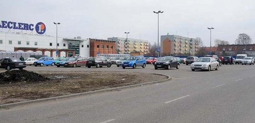 Elbląg, Stłuczka parkingowa