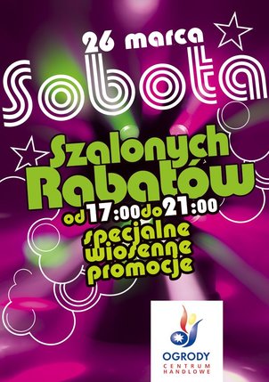 Sobota szalonych rabatów Sobota szalonych rabatów