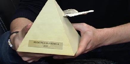 Elbląg, Pamiątkowa statuetka dla podróżniczych blogerów