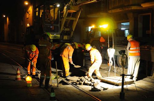 Elbląg, Prace remontowe prowadzone są nocą, od 17 marca. W efekcie - ma być ciszej
