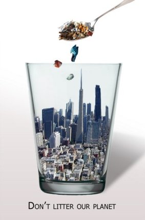 Elbląg, Jeden z konkursowych projektów na eko-plakat