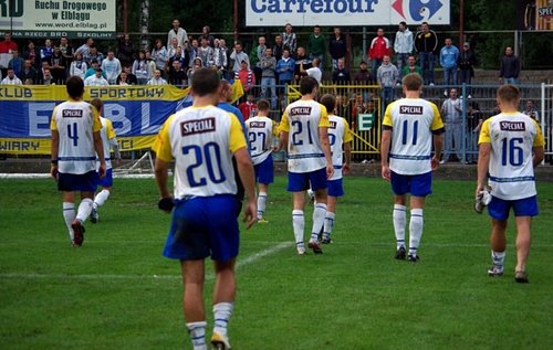 Elbląg, Paweł Byrski (nr 20) jeszcze jesienią grał w Olimpii, teraz przyjedzie do Elbląga ze Stalą SW Elbląg, Paweł Byrski (nr 20) jeszcze jesienią grał w Olimpii, teraz przyjedzie do Elbląga ze Stalą SW