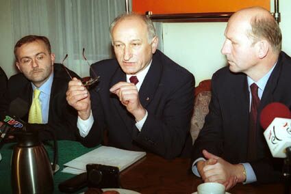 Elbląg, Od lewej: Wojciech Szczurek, Czesław Dębski i Maciej Płażyński