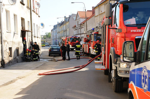 Elbląg, Pożar w mieszkaniu na Fabrycznej