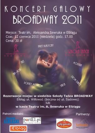 Elbląg, Koncert Galowy Broadway