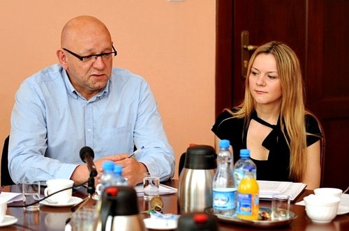 Elbląg, Leszek Sarnowski i Joanna Buzderewicz Elbląg, Leszek Sarnowski i Joanna Buzderewicz