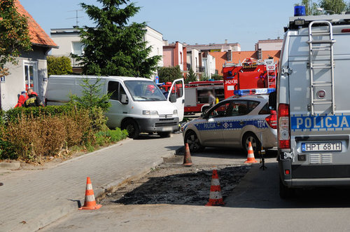 Elbląg, Kobieta pod kołami samochodu