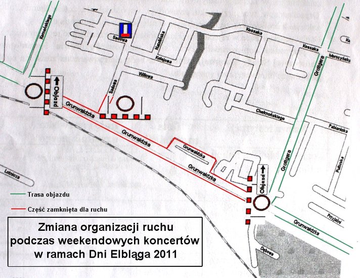 Elbląg, Objazdy podczas Dni Elbląga Elbląg, Objazdy podczas Dni Elbląga