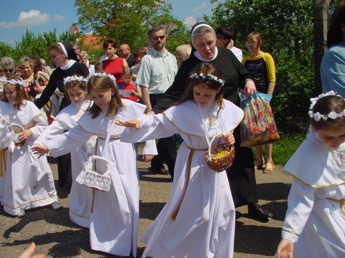 Elbląg, Procesje w Boże Ciało