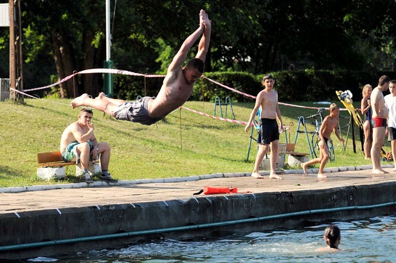 Elbląg, Festyn sportów wodnych na basenie