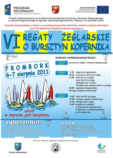 Elbląg, Regaty Żeglarskie o Bursztyn Kopernika