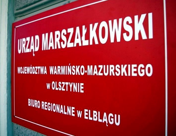 Elbląg, Obecnie w Elblągu znajduje się biuro regionalne Urzędu Marszałkowskiego