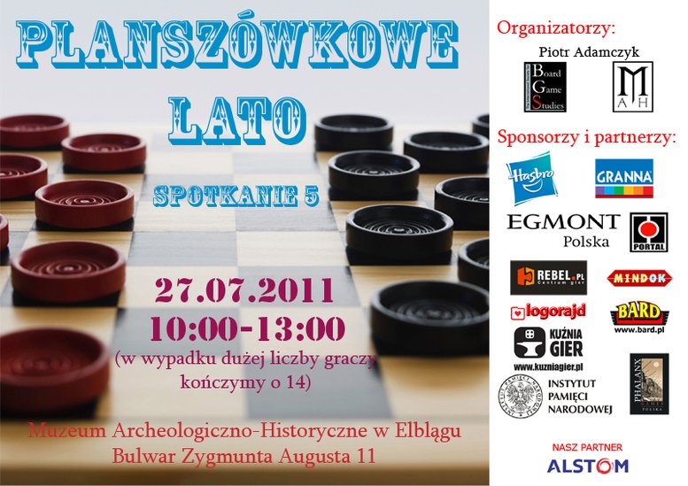 Elbląg, Planszówkowe lato. Spotkanie piąte Elbląg, Planszówkowe lato. Spotkanie piąte