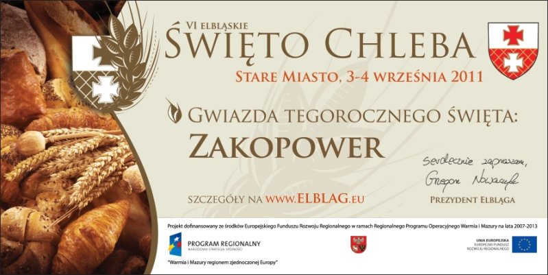 Elbląg, Elbląskie Święto Chleba Elbląg, Elbląskie Święto Chleba