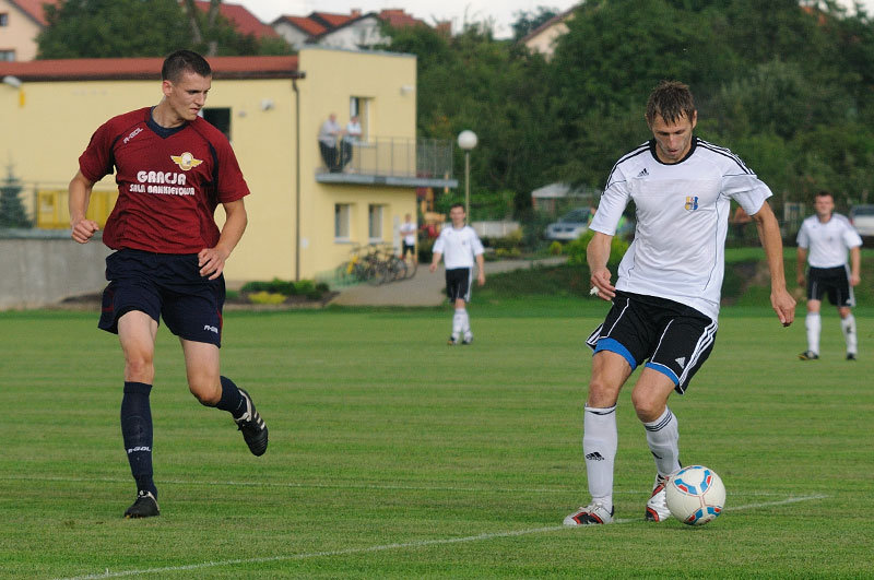 Elbląg, Anton Kolosov golem w końcówce meczu zapewnił trzy punkty Olimpii 2004