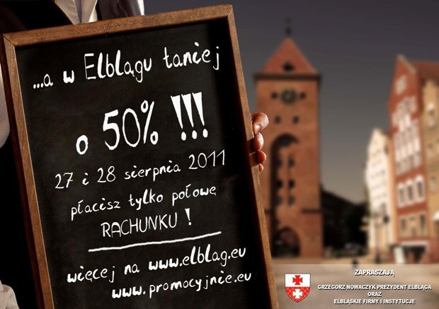 Elbląg, Elbląg za pół ceny - zobacz gdzie skorzystasz z promocji Elbląg, Elbląg za pół ceny - zobacz gdzie skorzystasz z promocji