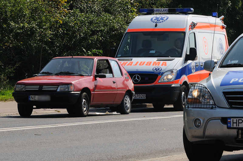 Elbląg, Potrącenie pieszej na Warszawskiej