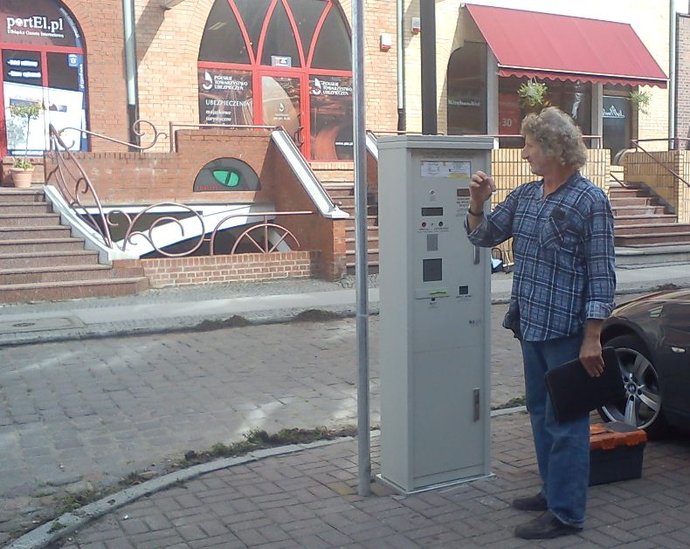 Elbląg, Parkomat z niespodzianką