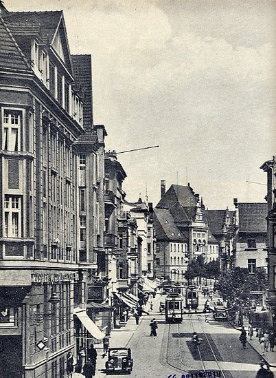 Elbląg, Tramwaje na Innerer Mühlendamm (1 Maja) Elbląg, Tramwaje na Innerer Mühlendamm (1 Maja)