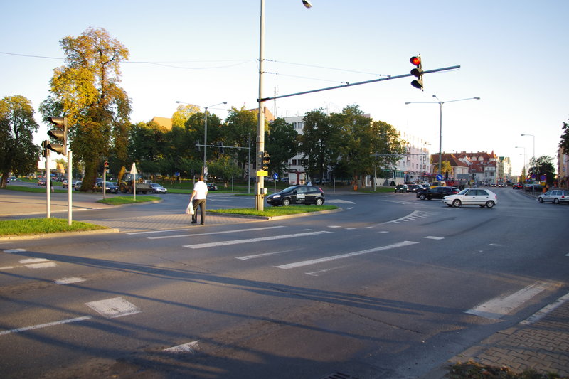 Elbląg, Przebudowa skrzyżowania w centrum miasta
