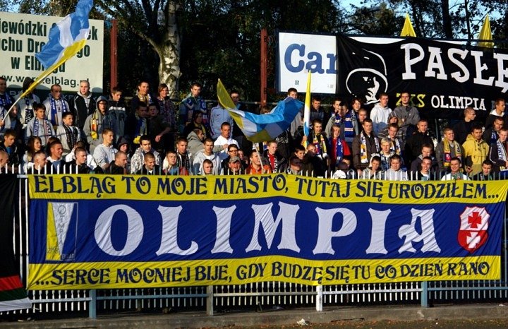 Elbląg, Olimpio, klubie ukochany Elbląg, Olimpio, klubie ukochany