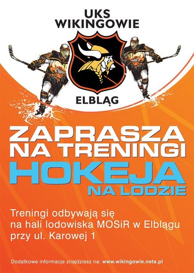 Elbląg, Zapisy na treningi hokeja na lodzie Elbląg, Zapisy na treningi hokeja na lodzie