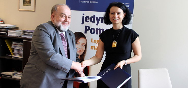 Elbląg, Podpisanie umowy z Wyższą Szkołą Bankową. Elbląg, Podpisanie umowy z Wyższą Szkołą Bankową.