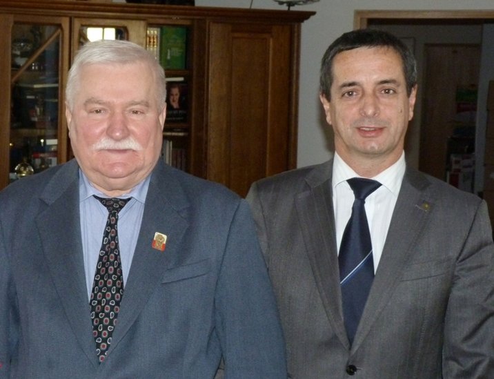 Elbląg, Jerzy Wcisła odwiedził dziś Lecha Wałęsę w Gdańsku Elbląg, Jerzy Wcisła odwiedził dziś Lecha Wałęsę w Gdańsku