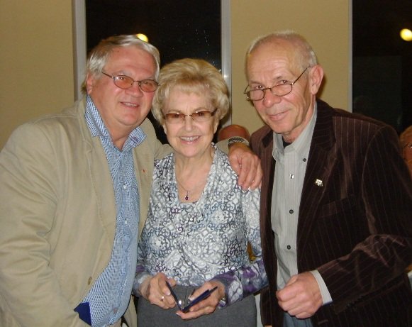 Elbląg, Lucjan Chadaj z szefostwem klubu: Heleną Pilejczyk i Marianem Kulesza