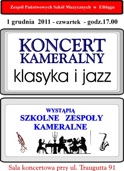 Elbląg, Klasyka i jazz, czyli jak koncertują młodzi