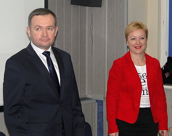 Elbląg, Prezydent Grzegorz Nowaczyk był gościem w I LO. Do tablicy wywołali go uczniowie Elbląg, Prezydent Grzegorz Nowaczyk był gościem w I LO. Do tablicy wywołali go uczniowie