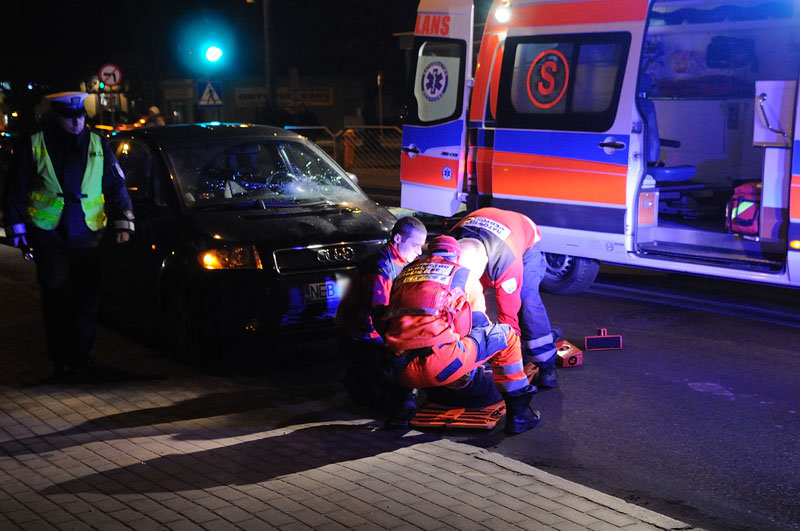 Elbląg, Wszedł wprost pod samochód