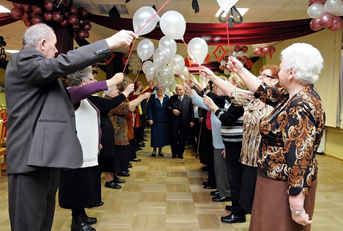 Elbląg, Diamentowe Gody Janiny i Stanisława Grabowskich w "Zakrzewie"