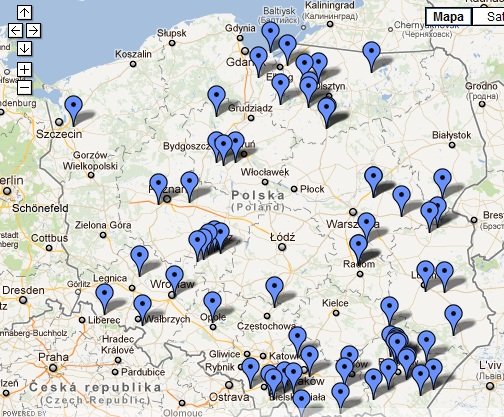Elbląg, Mapa szkół, do których możesz pojechać Elbląg, Mapa szkół, do których możesz pojechać