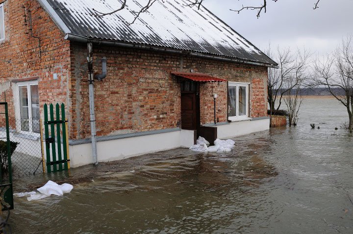 Elbląg, Woda zbliża się do progów domostw Elbląg, Woda zbliża się do progów domostw