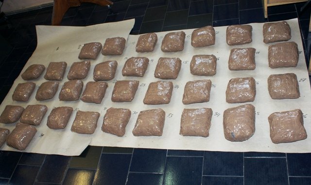 Elbląg, Marihuana była popakowana w 40 paczek foliowych