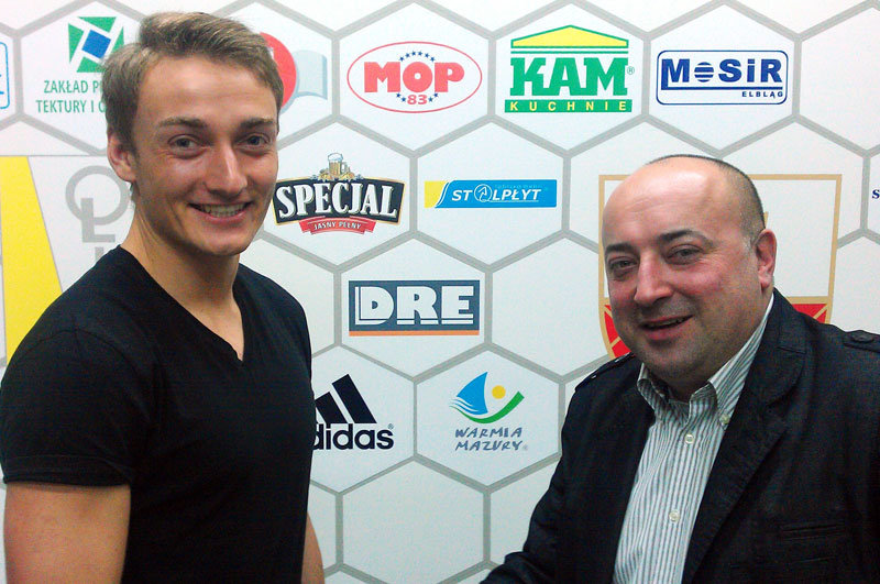 Elbląg, 24-letni Szymon Sidorowicz jest nowym obrońcą Olimpii