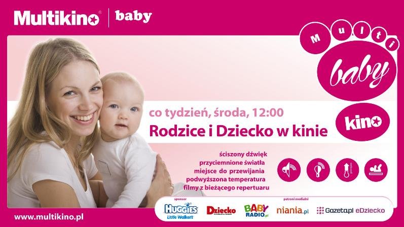 Multibabykino - seanse dla rodziców z dziećmi