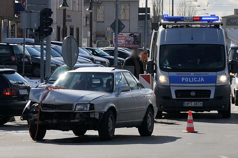 Elbląg, Kolizja na skrzyżowaniu