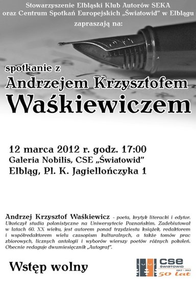 Elbląg, Spotkanie literackie Elbląg, Spotkanie literackie