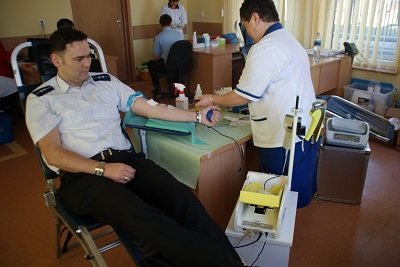 Elbląg, Krew oddawali policjanci, pracownicy cywilni, a także pogranicznicy Elbląg, Krew oddawali policjanci, pracownicy cywilni, a także pogranicznicy