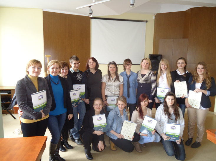 Elbląg, Finalistki konkursu z jurorkami.