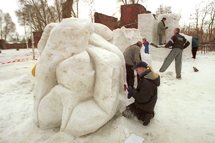 Elbląg, Ubiegłoroczny Snowfest cieszył się dużym powodzeniem wśród elblążan