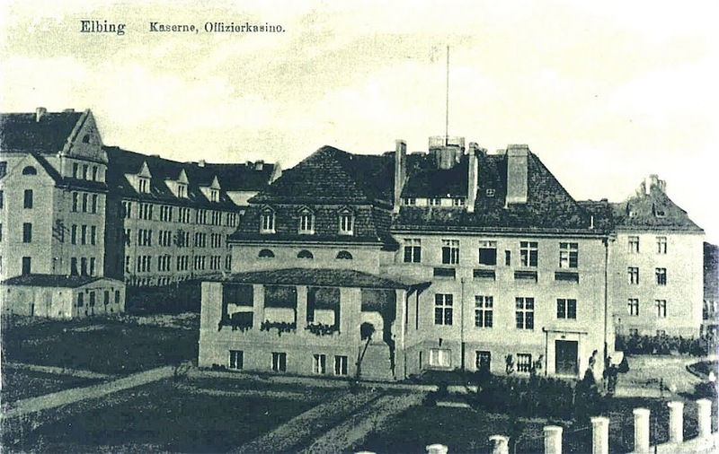 Elbląg, Koszary i kasyno oficerskie przy ul. Saperów (Mackensenstraße)